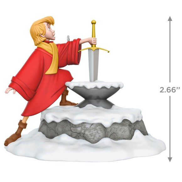 New! Disney Sword in the Stone Hallmark Keepsake Ornament 2023 King Arthur - Picture 3 of 5
